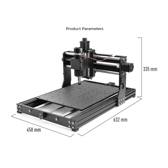 CNC ROUTER 3040 4030 PRO WITH 500W SPINDLE KIT AND 40W LASER HEAD ENGRAVER MILLING MACHINE
