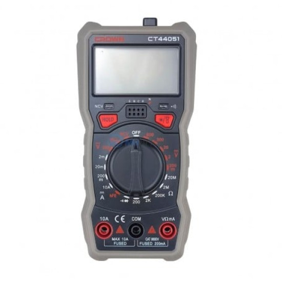 Multimètre digital 10A 600V LCD CROWN CT44051