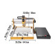 CNC 3040 PLUS ENGRAVING MACHINE + 500W SPINDLE MOTOR + (LASER 80W OPTION)