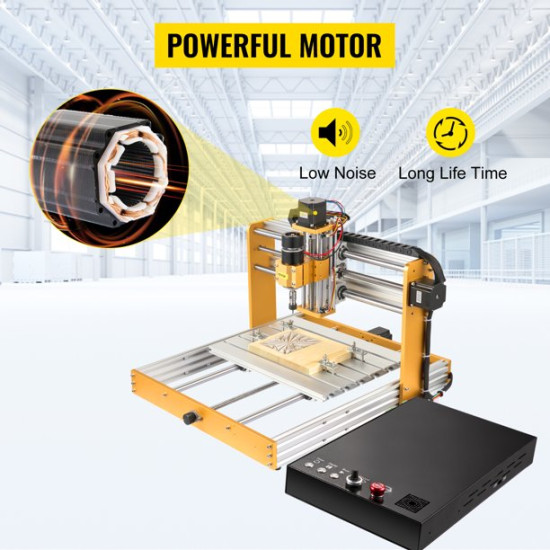 CNC 3040 PLUS ENGRAVING MACHINE + 500W SPINDLE MOTOR + (LASER 80W OPTION)