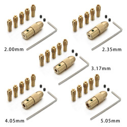 7PCS MINI DRILL CHUCKS FOR ROTARY POWER TOOLS DIAMETER 5.05mm