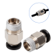 PC4-01 PNEUMATIC COUPLING FOR 4MM PTFE TUBING