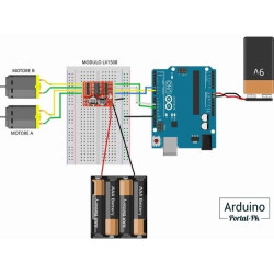 MX1508 DUAL H BRIDGE PWM DC / STEPPER MOTOR DRIVER