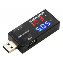 KWS-10VA DUAL USB CURRENT VOLTAGE TESTER 3-9V 0.1-3A