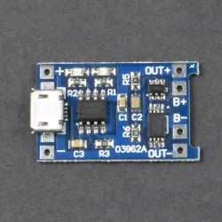 TP4056 MICRO USB 5V 1A LITHIUM BATTERY CHARGING WITH PROTECTION 