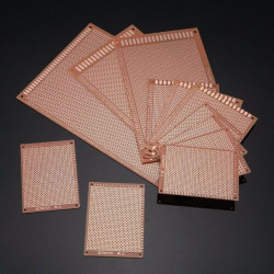 SINGLE SIDED BAKELITE PERFORATED PLATE 13X25CM