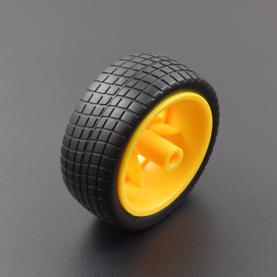 65MM YELLOW WHEEL FOR TT MOTOR 