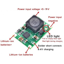 4.2V 8.4V 2A 2S 18650 LITHIUM BATTERY BMS CHARGER TP5100