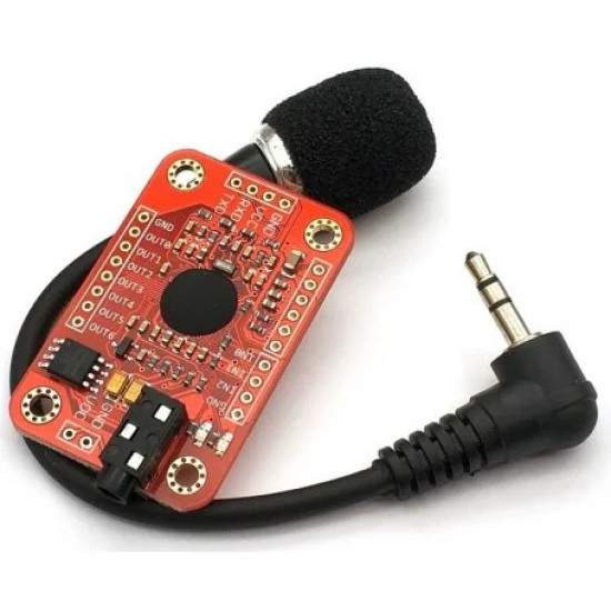 V3 VOICE RECOGNITION MODULE AND MICROPHONE FOR ARDUINO