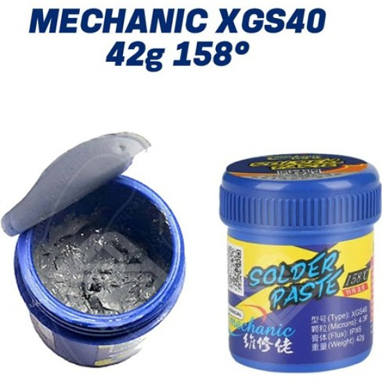 TIN PAD MECHANIC XGS40 (42g) 158°C