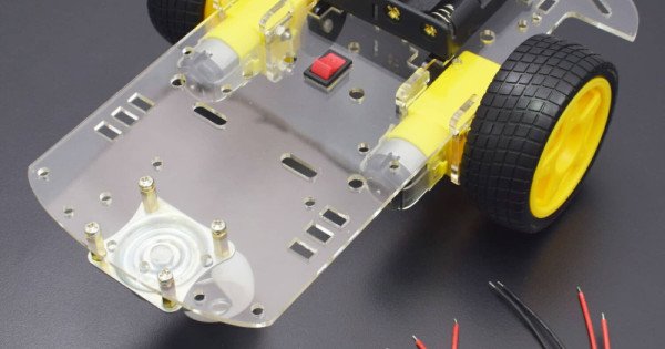 Transparent Chassis 2WD ROBOT SMART CAR CHASSIS
